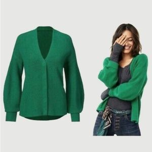 Cabi 3709 Green Lucky Cardigan Large NWOT